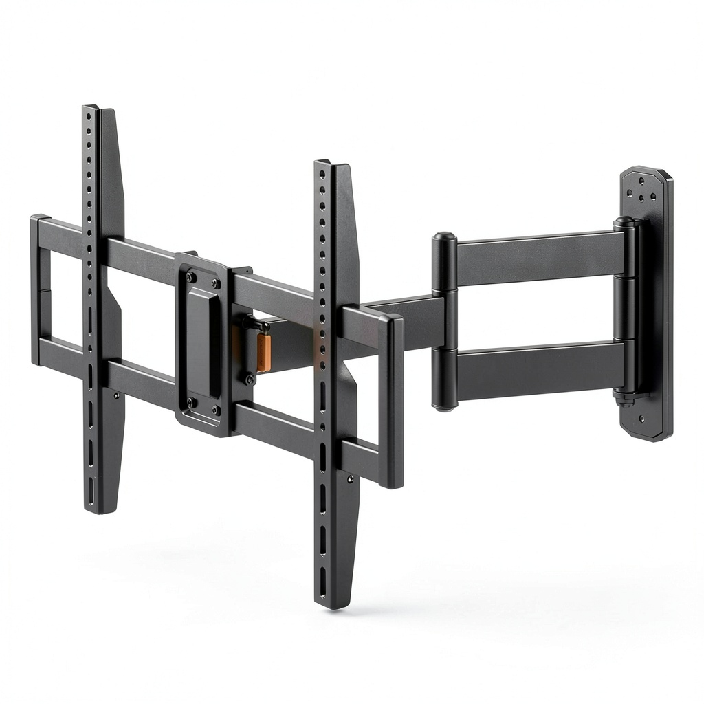 Perlegear Supporto TV a Muro Estensibile per TV 32-75 Pollici, Girevole e Inclinabile, VESA 600x400mm