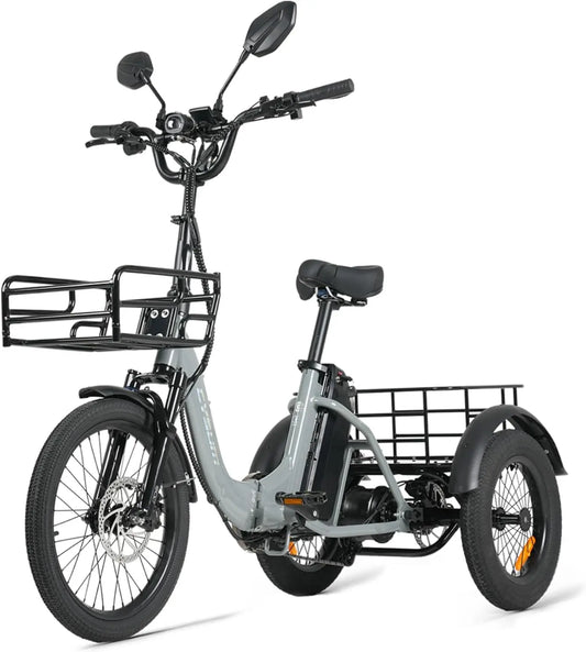 Bicicletta elettrica cysum - pieghevole - 48 V, 20 Ah