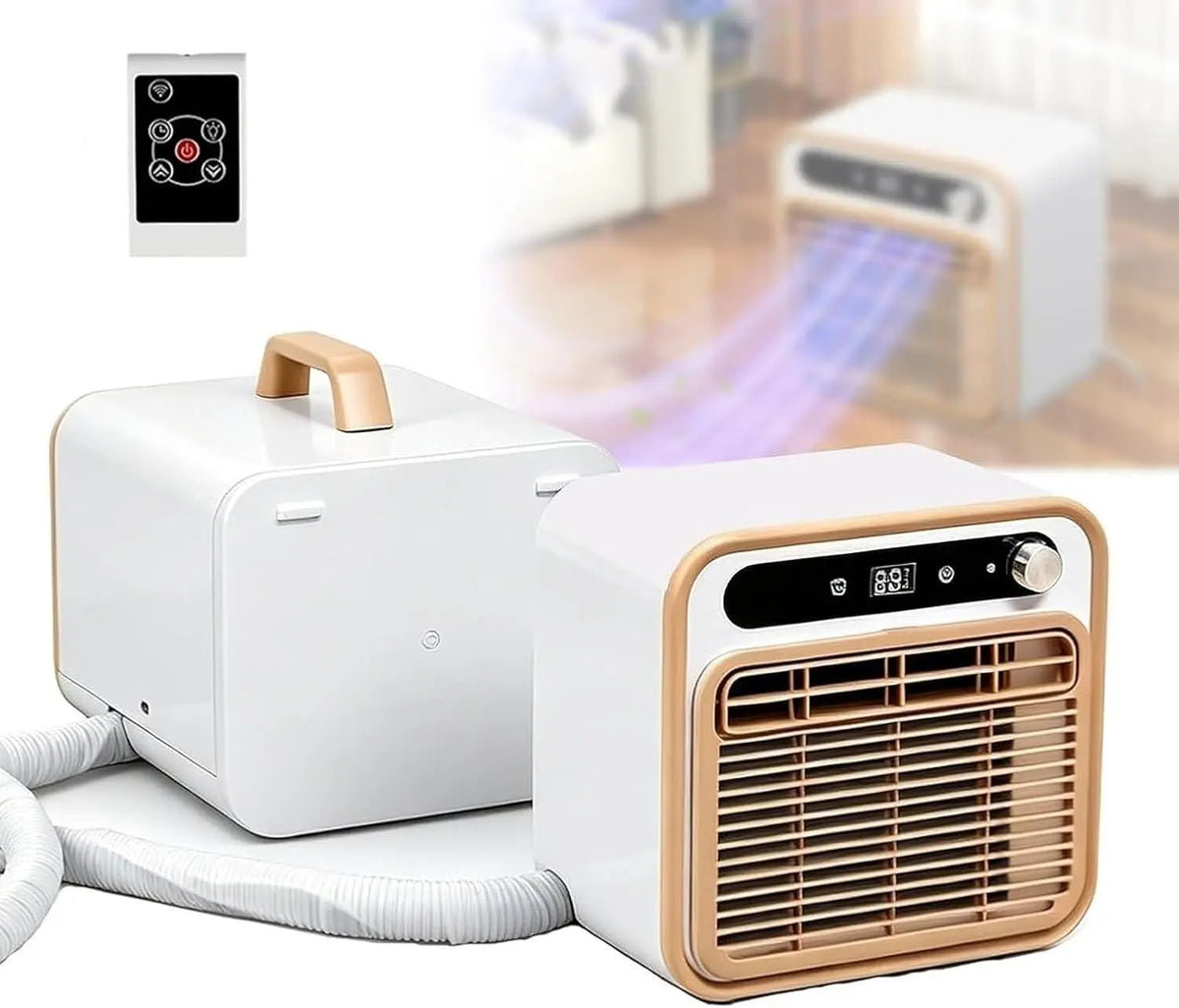 Climatizzatore portatile - con Wi-Fi, con telecomando, con timer - 1500W