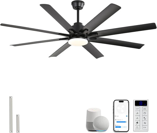 Ventilatore da soffitto Sofucor - con telecomando, con controllo intelligente