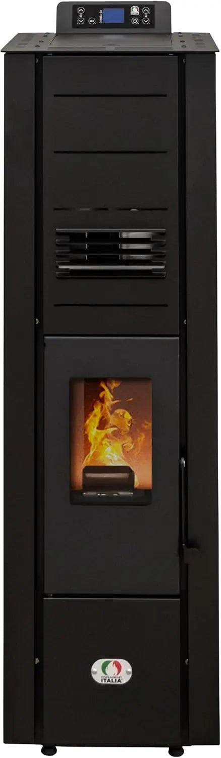 Riscaldatore elettrico STUFE - colore Nero - con Wi-Fi - 8 Kw