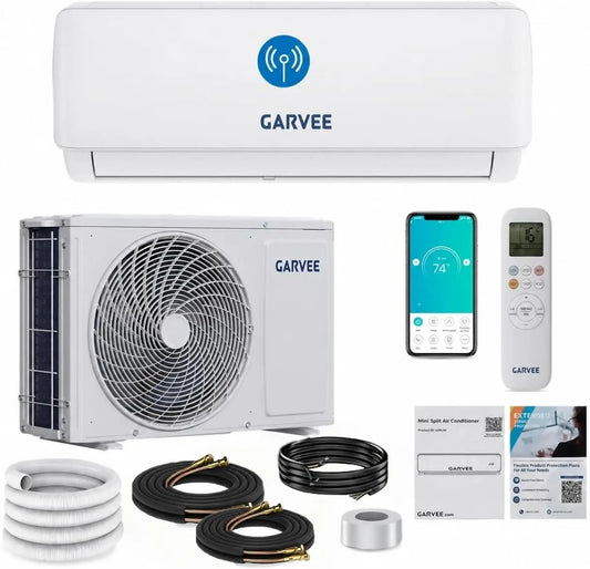 Climatizzatore split Split - con Wi-Fi, con timer, con tecnologia inverter - 12000 BTU, 52 Db