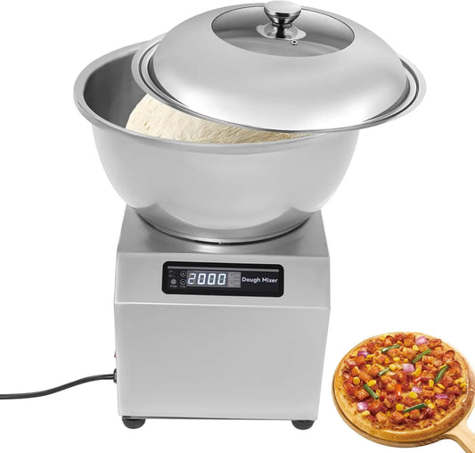 Robot da cucina Impastatrice - colore Argento - con timer - 1800 W, 8 kg, 5kg