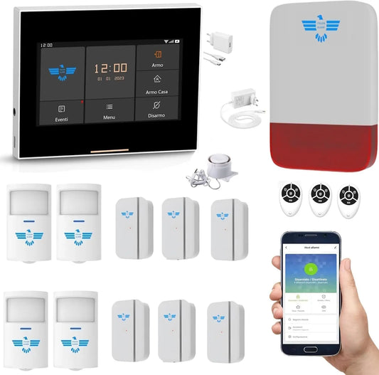 Prodotto per casa e tempo libero ITALIAN ALARM - con Wi-Fi, senza fili, con controllo intelligente