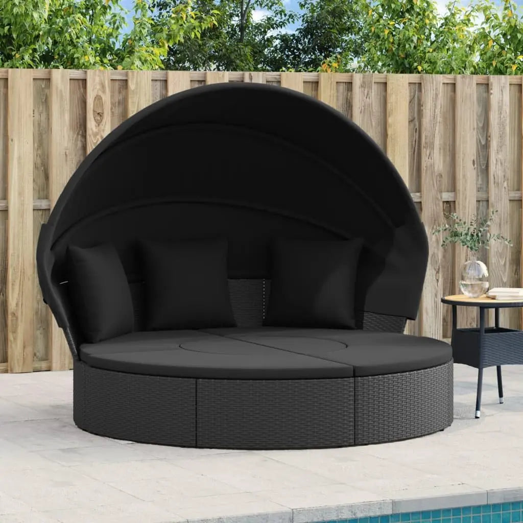 Piscina Lettino - colore Nero - regolabile