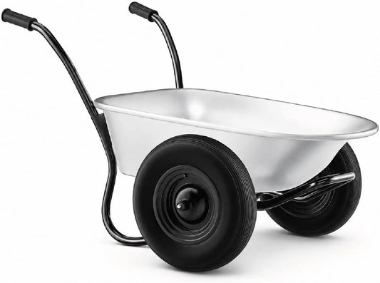 Prodotto per casa e tempo libero Carriola - colore Argento - 100 l, 150 kg