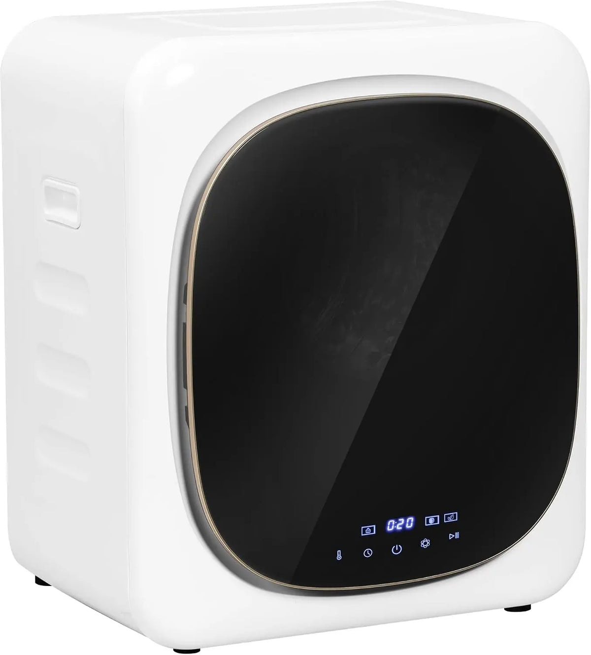 Asciugatrice HOMCOM - colore Bianco - con display digitale, portatile - 2.5kg
