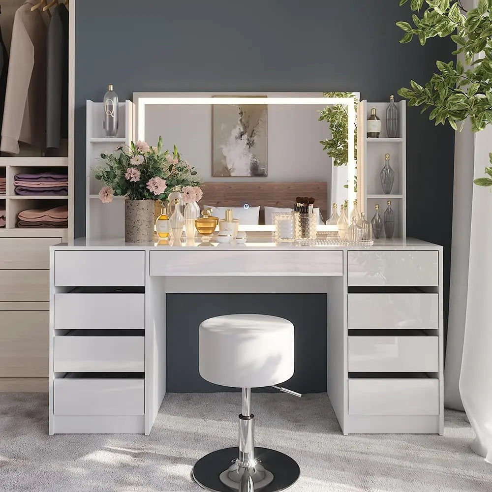 Tavolo Vicco - colore Bianco - 158.2 cm