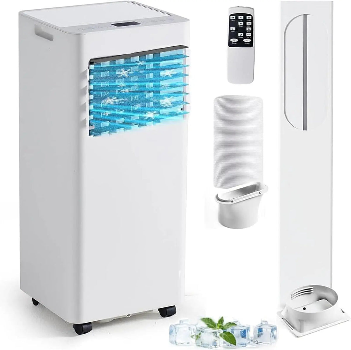 Climatizzatore portatile - con telecomando, con timer, con display digitale - 9000 Btu