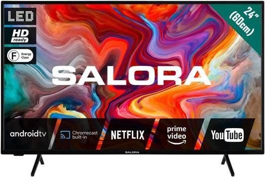 Televisore SALORA SMART24TV - con Wi-Fi, con Bluetooth, con display digitale - 24 Pollici