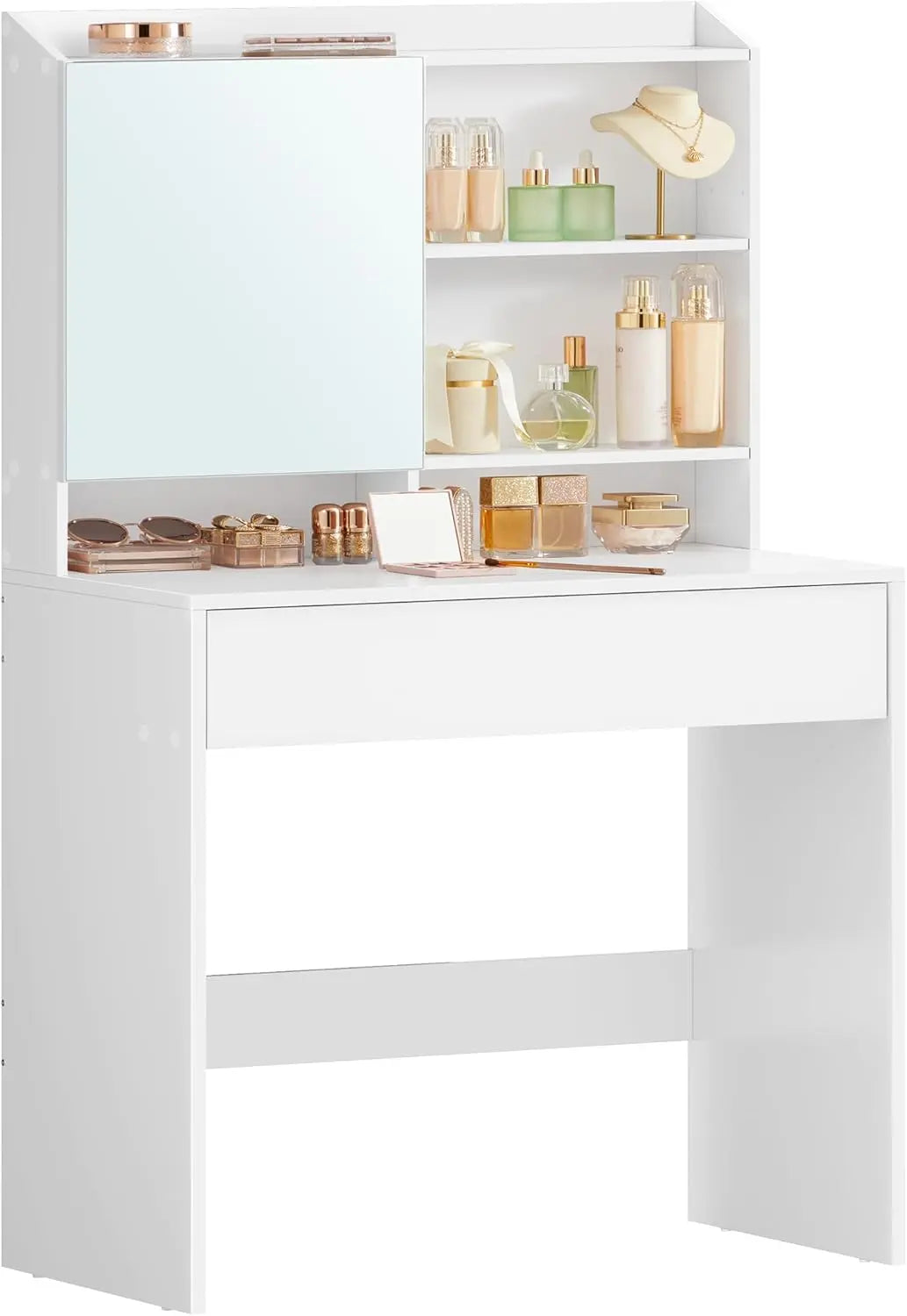 Specchio VASAGLE KAILYN - colore Bianco - regolabile - 135 cm