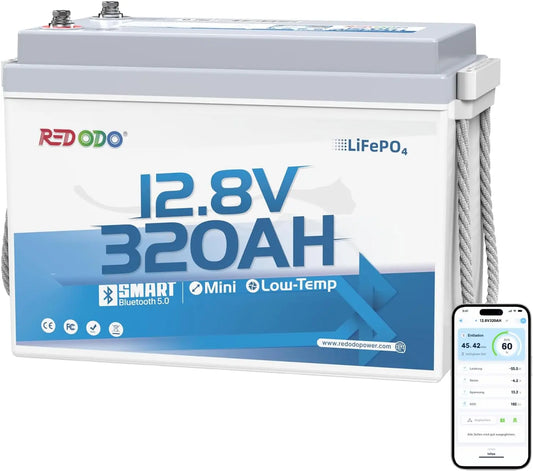 Batteria ricaricabile Redodo 12V 320Ah - 12V, 320Ah