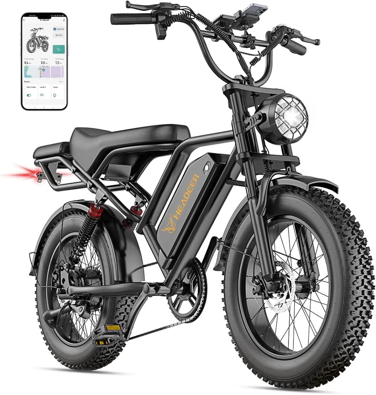 Bicicletta elettrica HEADEER BK20 - 48V, 20Ah, 80KM