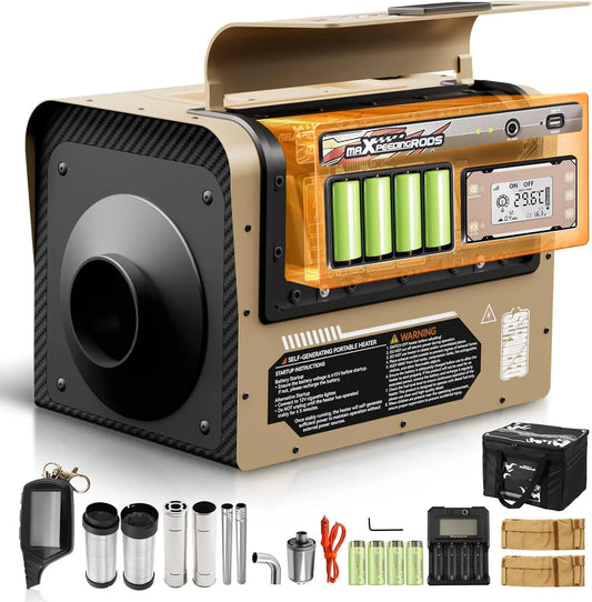 Riscaldatore elettrico maXpeedingrods - portatile, silenzioso - 5 kW