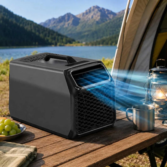Climatizzatore portatile - colore Grigio - con telecomando, portatile - 4000 Btu