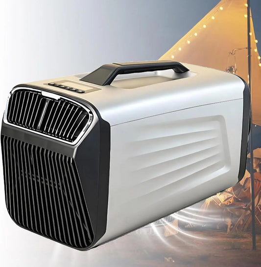 Climatizzatore portatile - colore Argento - portatile, silenzioso - 5200 BTU, 12V