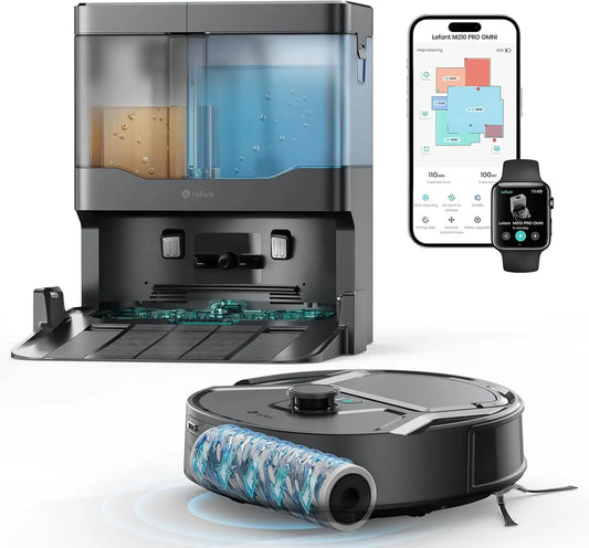 Robot aspirapolvere Lefant M210 PRO - con Wi-Fi, con controllo intelligente