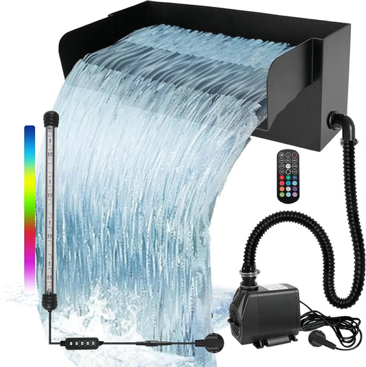Pompa elettrica Cascata - colore Argento - 45 W, 3000 l, 30 cm