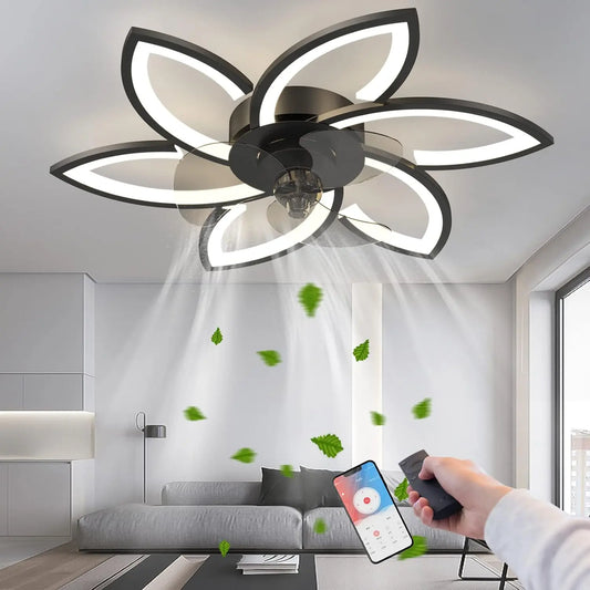 Ventilatore da soffitto - con telecomando, a LED, silenzioso