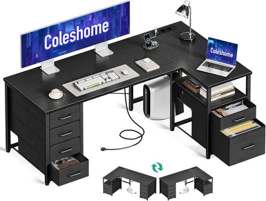 Scrivania Coleshome - colore Nero