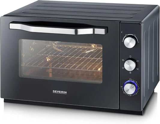 Forno elettrico SEVERIN - colore Nero - con timer - 2200W, 60 Litri, 37,5 cm