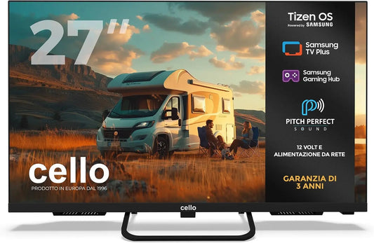 Televisore Cello CTRAV-27TZ TV - con Bluetooth, con controllo intelligente - 12V