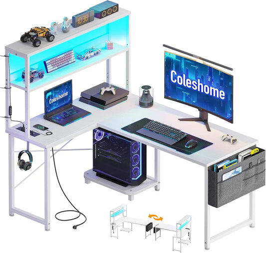 Scrivania Coleshome - a LED