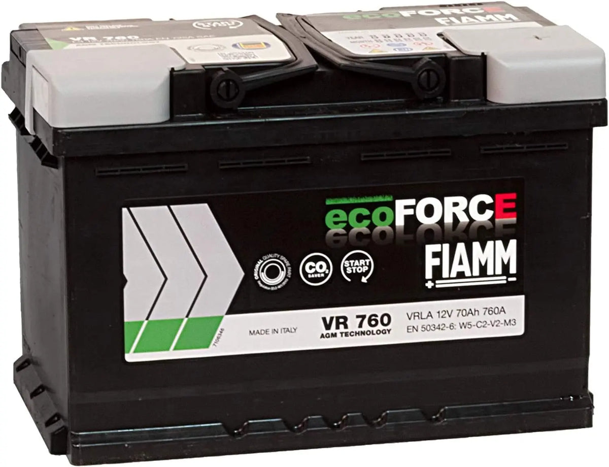 Batteria ricaricabile Fiamm 7903791 VR760 - 190 mm