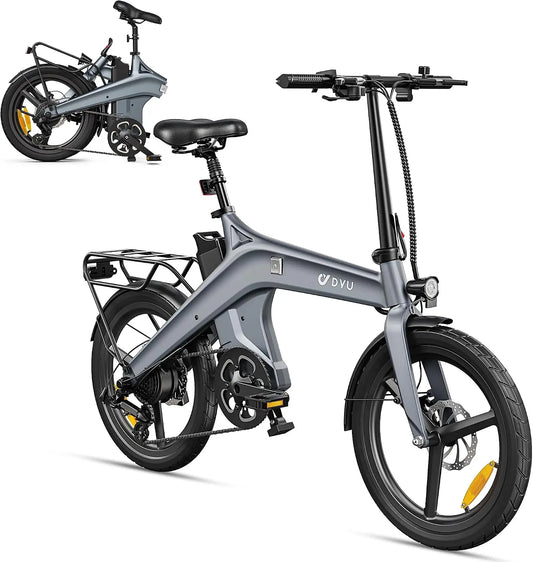 Bicicletta elettrica DYU T1 - pieghevole - 20 Pollici