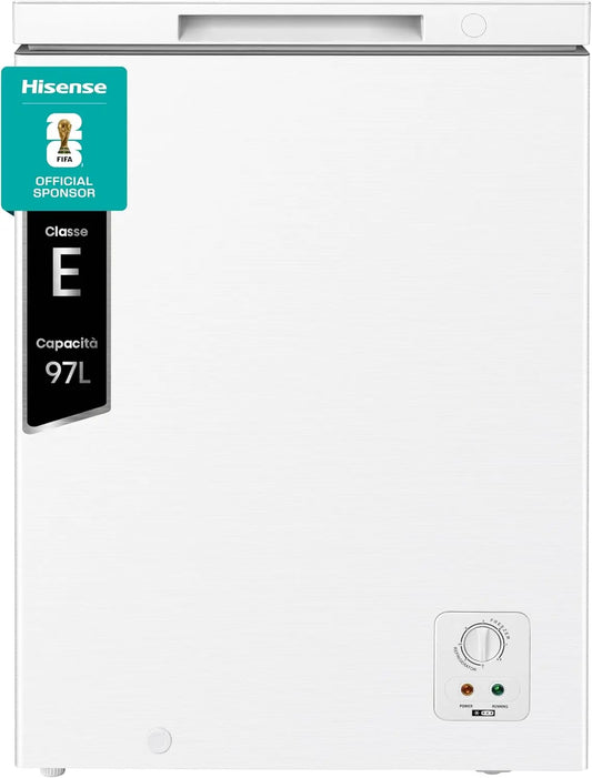 Congelatore Hisense HCF100E - colore Bianco - silenzioso - 97 litri, 40 dB