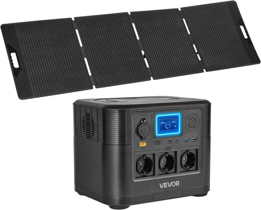 Stazione di alimentazione portatile VEVOR - portatile - 200 W, 1800 W, 1008 Wh