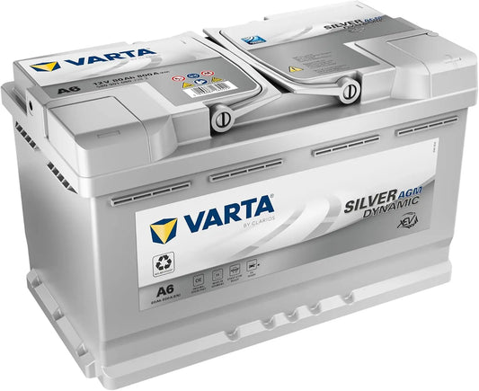 Batteria ricaricabile ARTA - colore Argento - 12V, 80Ah