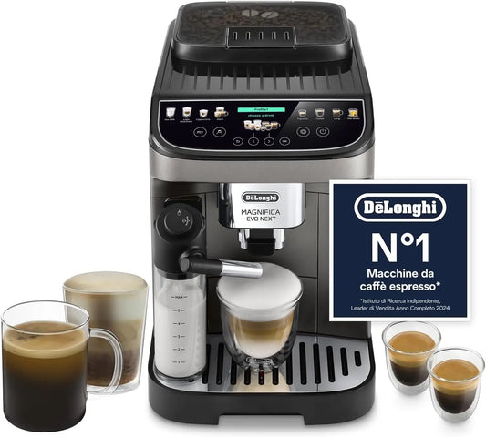 Macchina da caffè De'Longhi - colore Nero/Grigio - con display digitale, automatico