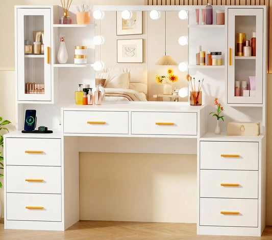 Specchio BEWISHOME - a LED, regolabile