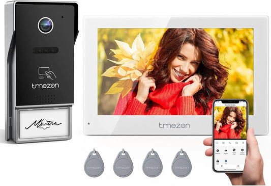 Telecamera di sicurezza TMEZON Y73 - con Wi-Fi, con display digitale, con controllo intelligente