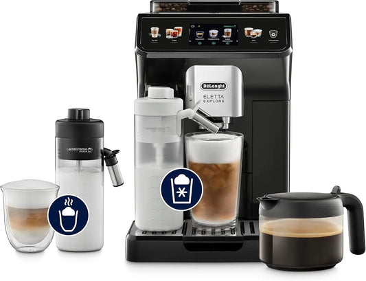 Macchina da caffè De'Longhi - colore Grigio - con display digitale, automatico