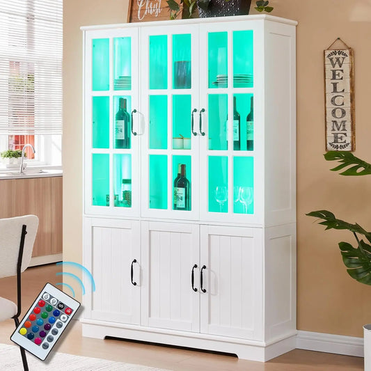 Armadio LUXOAK - colore Bianco - a LED - 180 cm