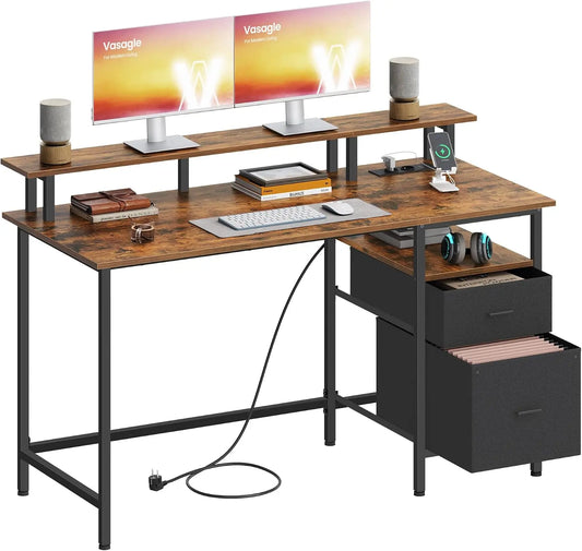 Monitor VASAGLE - colore Marrone - 60 cm