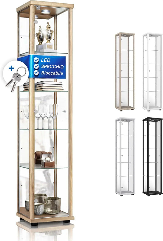 Specchio Vetrina - a LED, regolabile