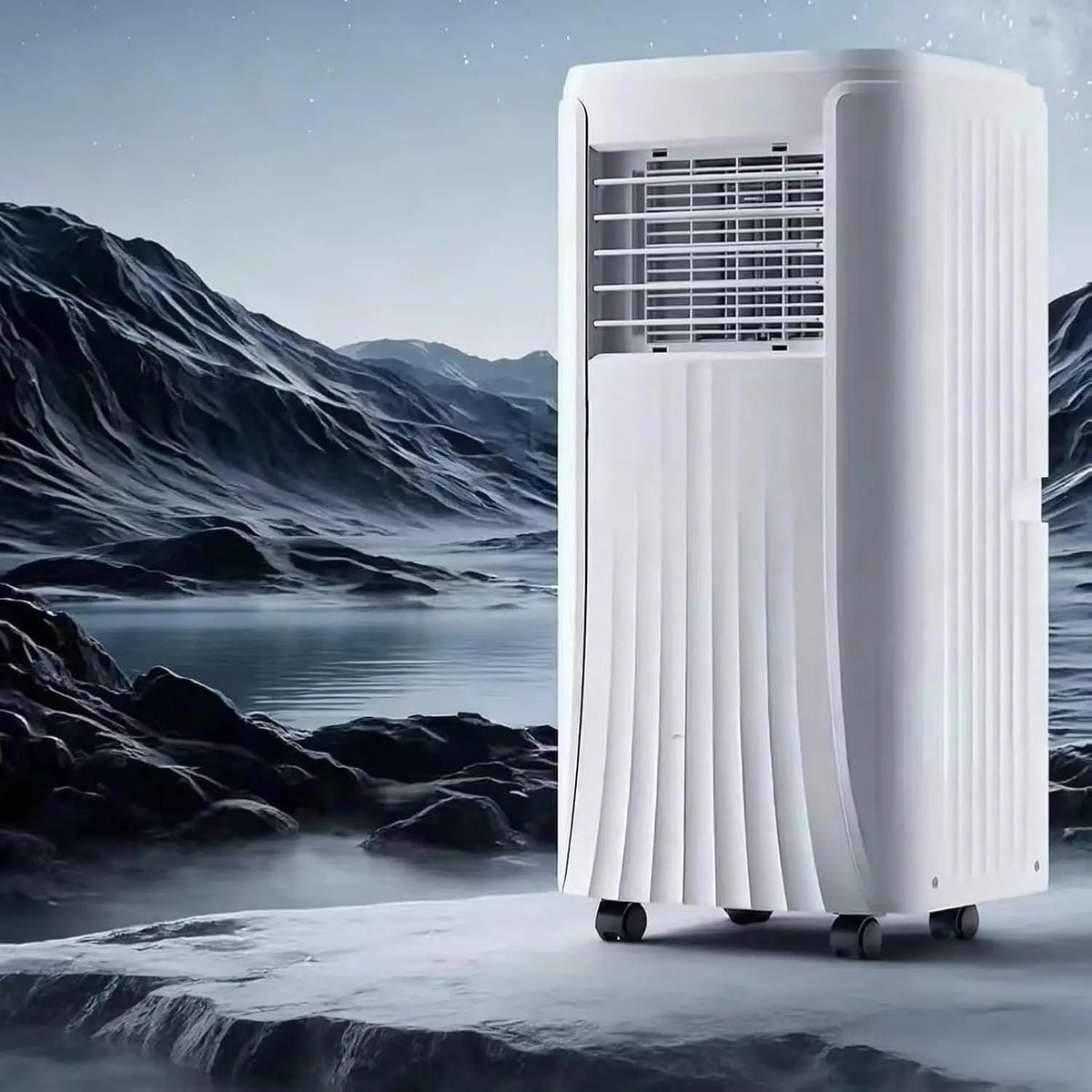 Climatizzatore portatile - con telecomando, portatile, silenzioso - 9000 BTU