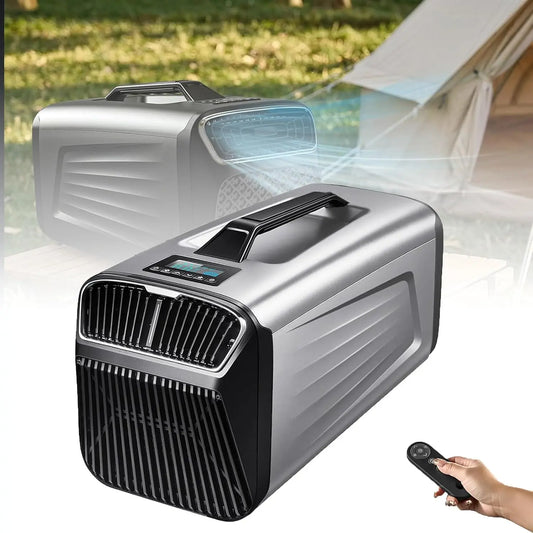 Climatizzatore portatile - colore Grigio - con telecomando, portatile - 5200BTU, 12V, 220V