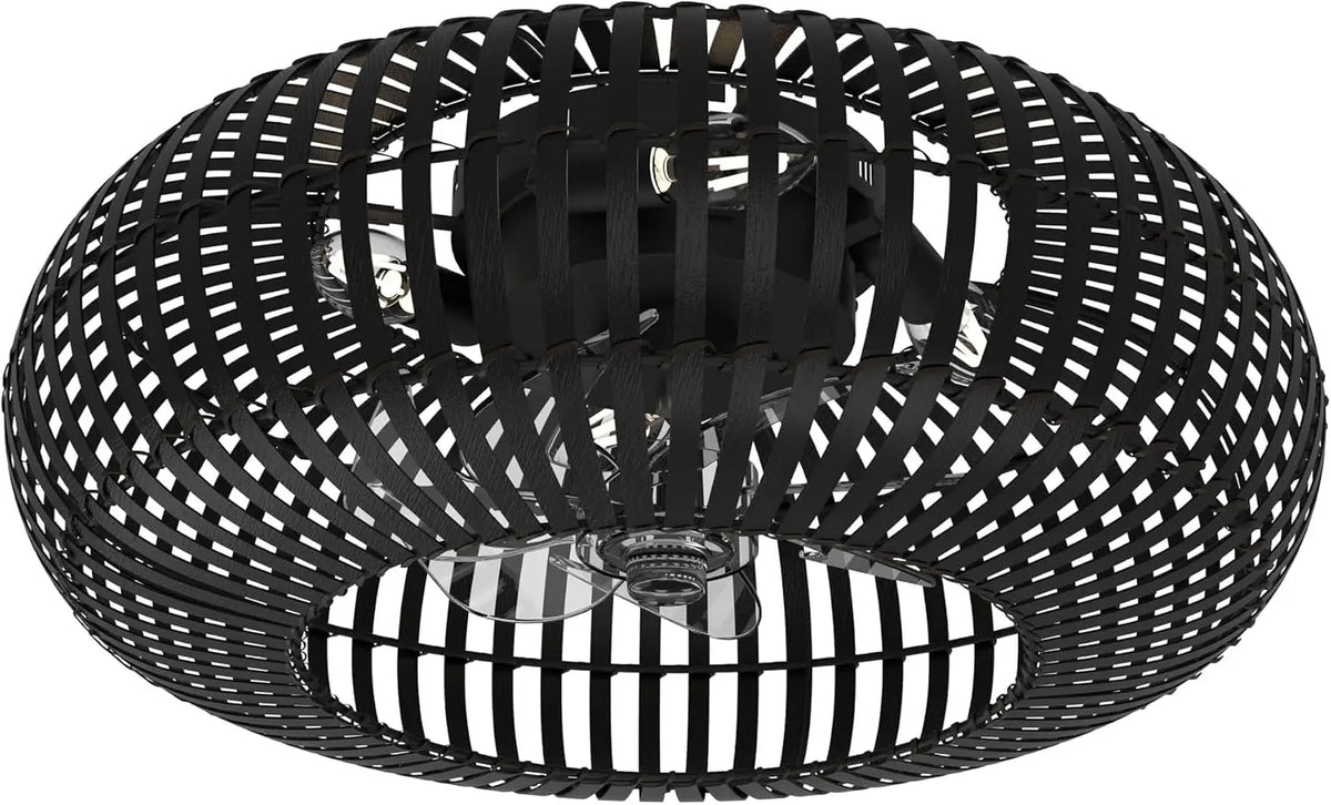 Ventilatore da soffitto Varin - colore Nero - con controllo intelligente - 50 cm