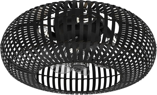Ventilatore da soffitto Varin - colore Nero - con controllo intelligente - 50 cm