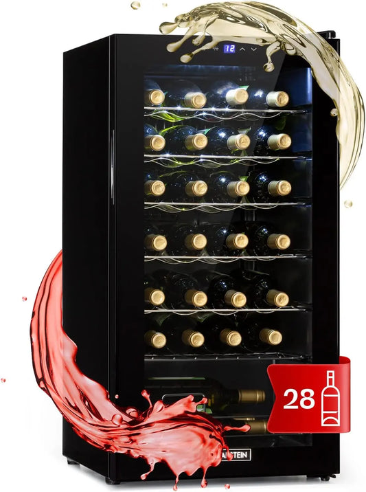 Cantinetta refrigerata Klarstein - colore Nero/Argento - a LED, silenzioso - 74 L