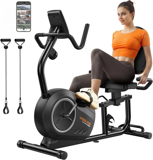 Cyclette YOSUDA - con display digitale, silenzioso, regolabile - 160KG