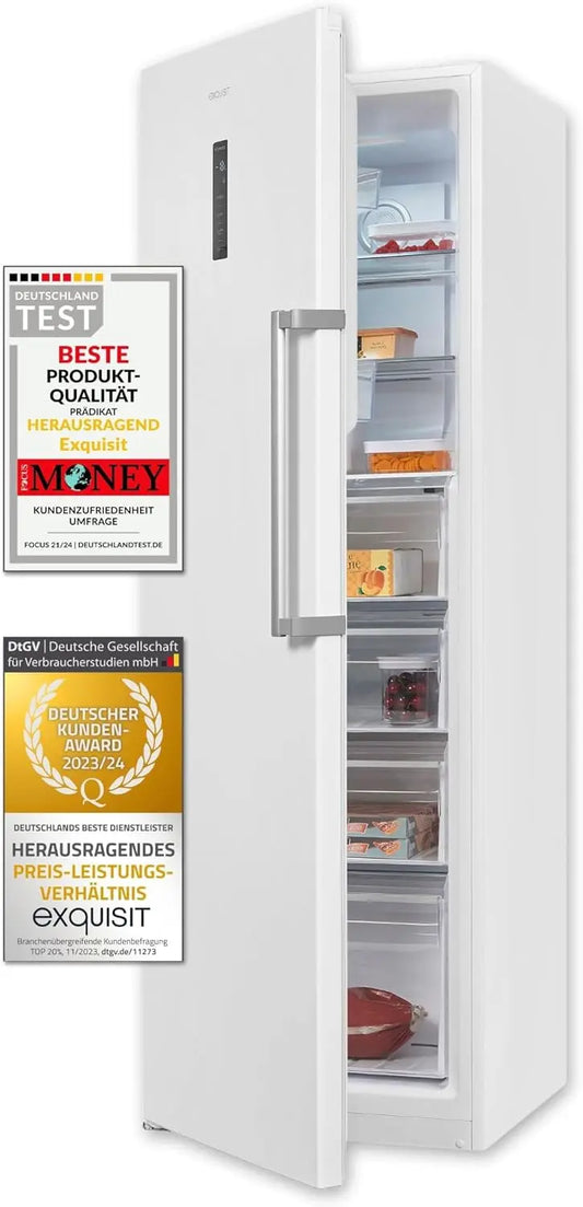 Congelatore Exquisit - colore Bianco - 274 l, 60 cm