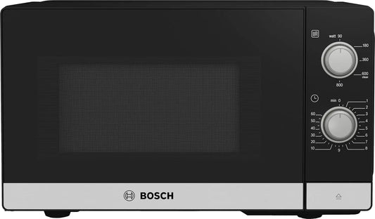 Forno a microonde Bosch FFL020MS2 - colore Argento - a LED - 800 W, 44 cm, 27 cm