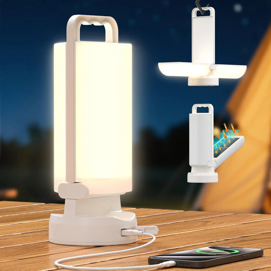 Lampada LED Eventek - ricaricabile, pieghevole