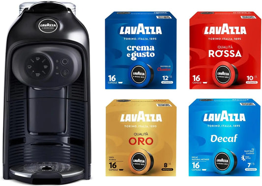 Macchina da caffè Lavazza - colore Nero - silenzioso - 1500 W, 240 V, 1.1 Litri
