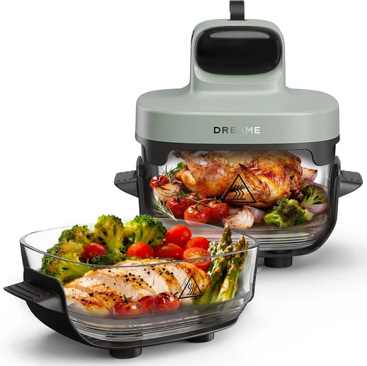 Friggitrice ad aria DREAME - portatile, multifunzione - 2,5 L, 4,5 L